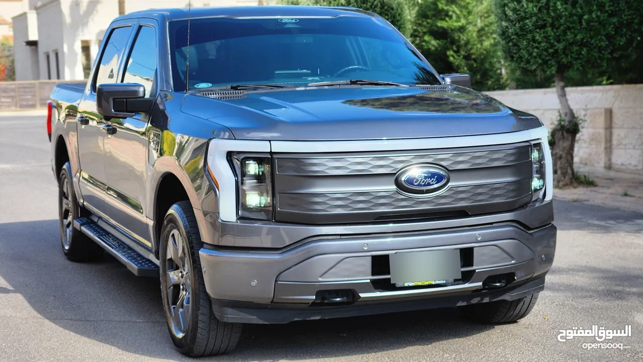 f150 lightning 2022 lariat fully loaded فحص كامل
