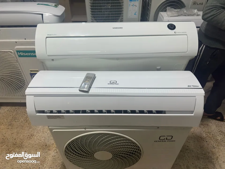 مكيفات مستعمله بحاله ممتازه