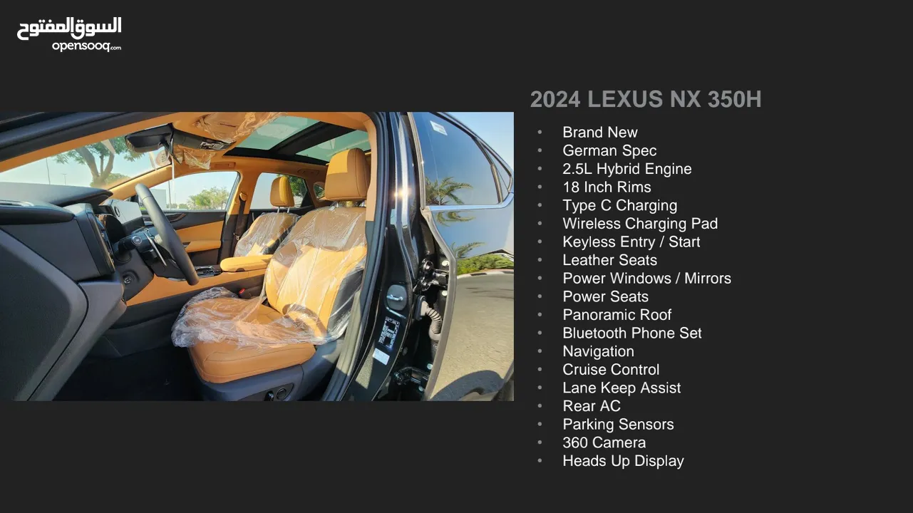 LEXUS NX350 HYBRIDE 2024 GERMANY 2.5L