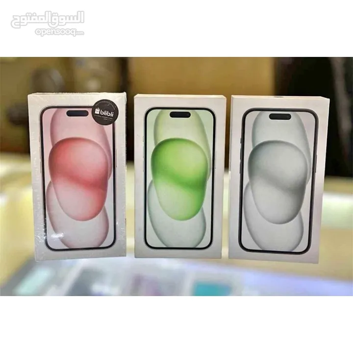 IPHONE 15 128GB جديد كفالة لمدة عام حميع الأوان متوفرة