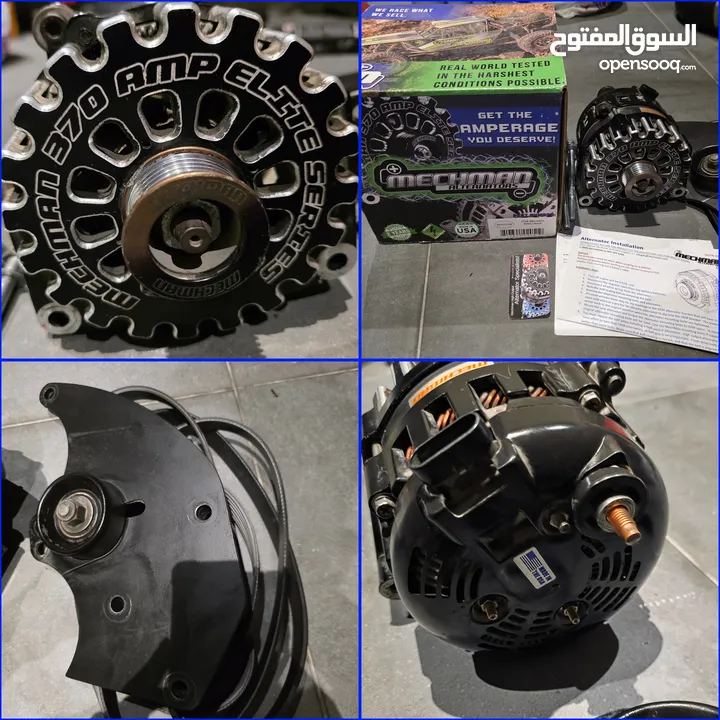 للبيع دينمة امبير عالي 370amp تركب لليوكن والتاهو من موديل 2005 الى 2014 مع القاعدة وسير المكينة