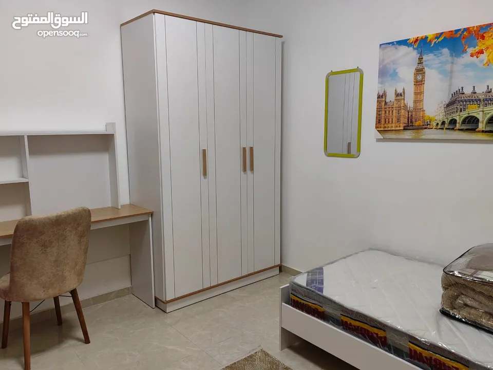 شقة جديدة للايجار قصير الامد فقط مفروشة غير مستخدمة من قبل اربع غرف نوم مناسبة للمغتربين