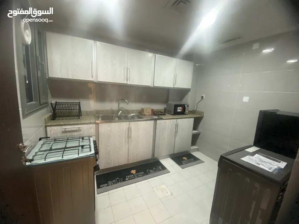 For rent in mangaf new apartment with pool and gem