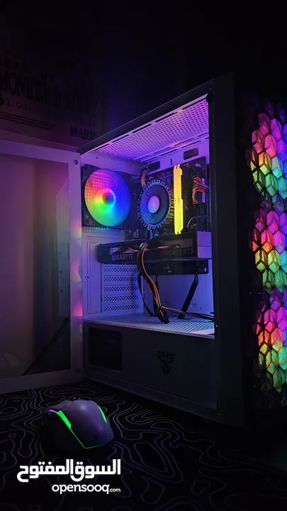 GAMING PC (RTX 4060 8GB , I5 12400F)احسن تجميعة  كمبيوتر العاب قوية  و رخيصة جدا
