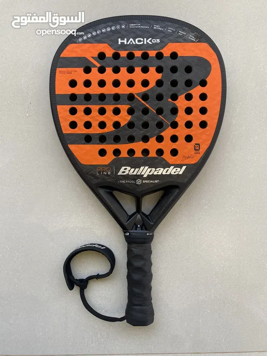 مضرب بادل للبيع او المبادلة Bullpadel HACK 03 2024