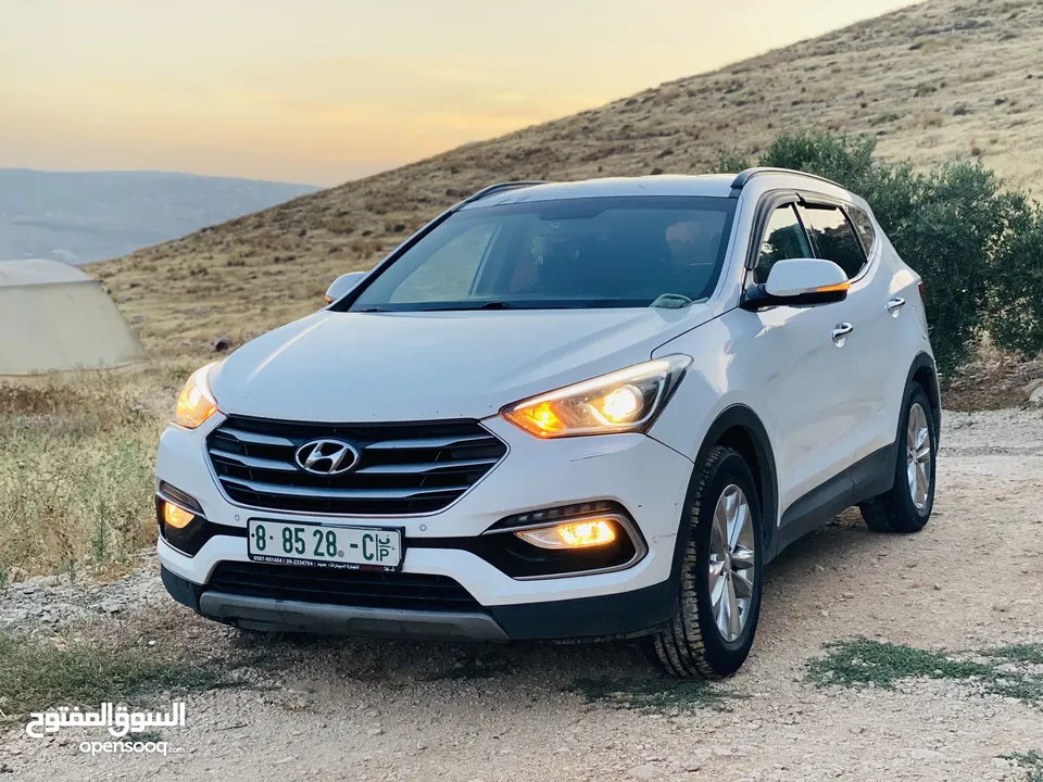 جب هيونداي سنتافي 2017 الحبه الميزه سياره عائليه 7 مقاعد فحصو نخب مش  ناقصو الا الصلاه ع النبي