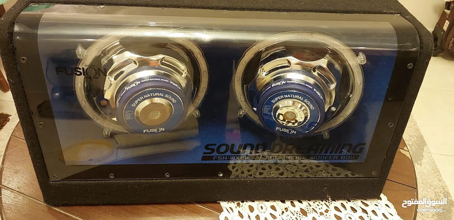 سماعة SUB سيستم مع إضاءة LED