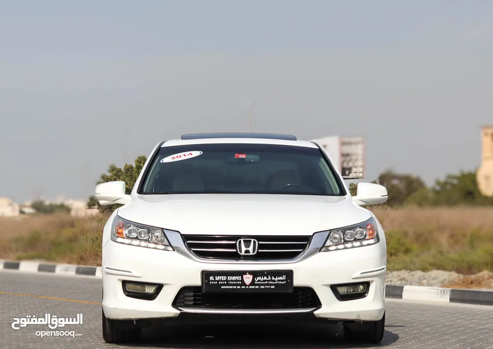 Honda Accord 3.5L v6 2014 GCC accident-free in excellent condition