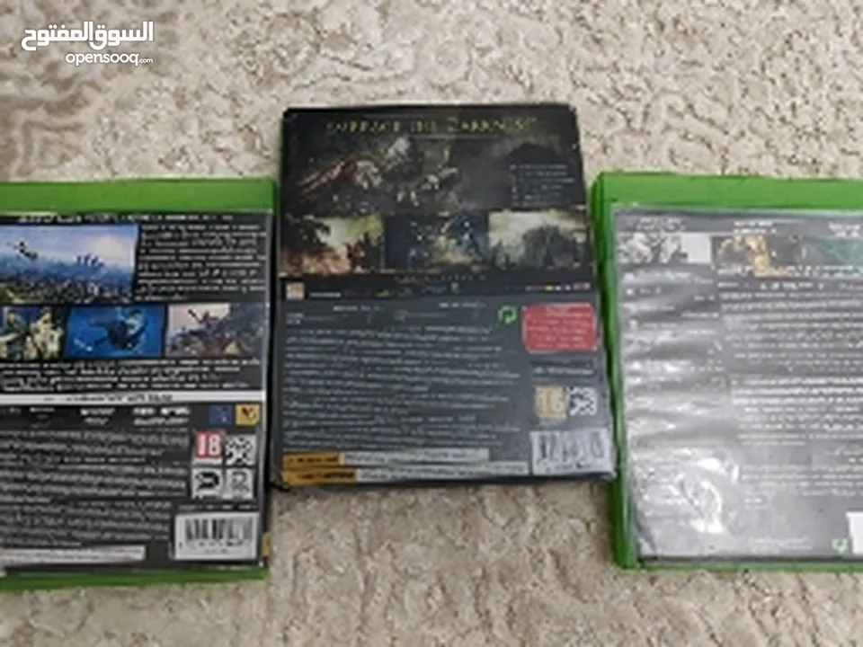 cd Xbox one modern warfare+GTA5+dark souls 3 كل ده ب 1500