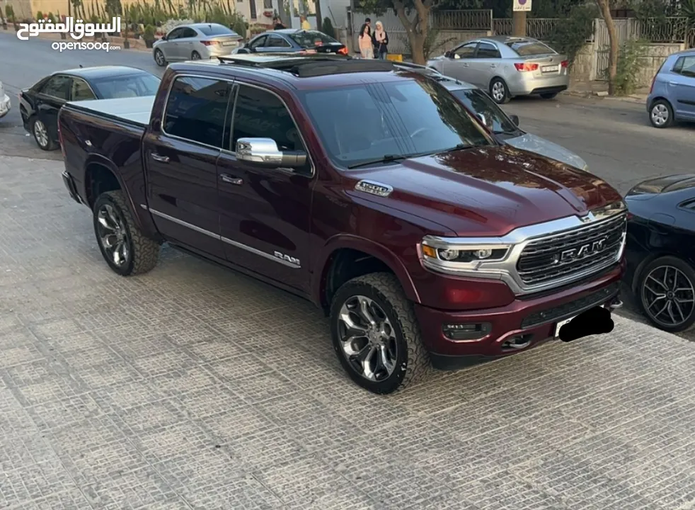 RAM 1500 LIMITED  2019  v8 5.7L Hemi 4*4 axle lock -كامل الاضافات -ماشي 39الف كم-- بصمة تشغيل + ابوا