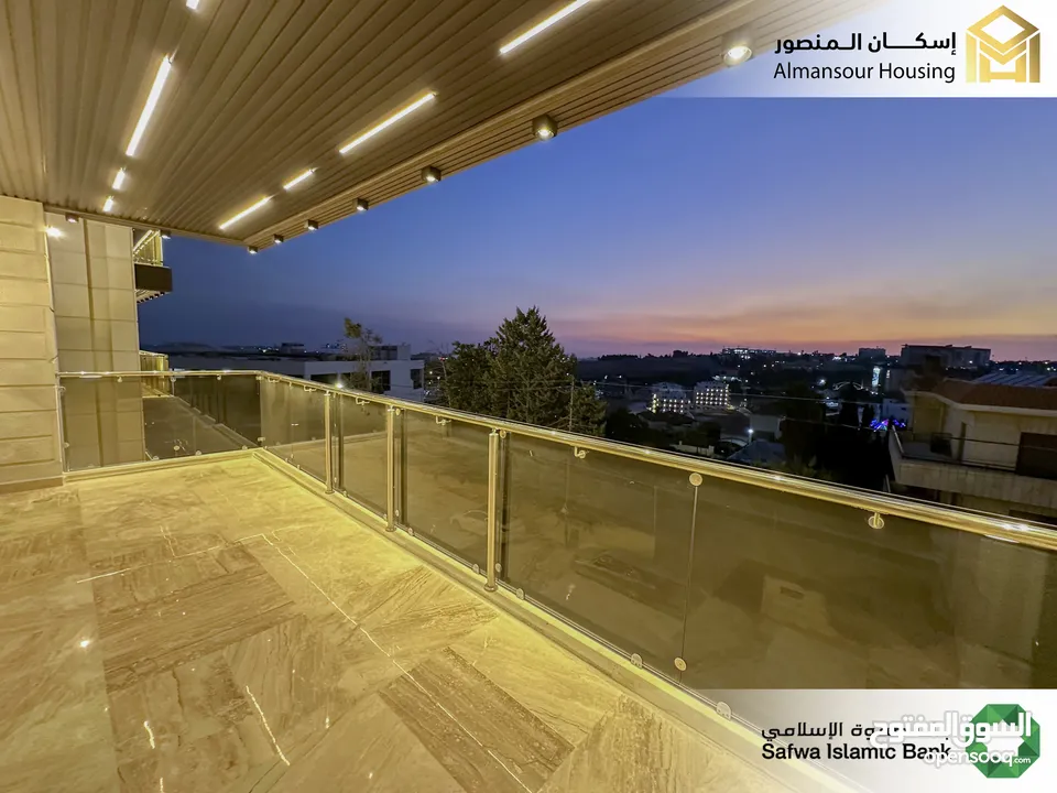 شقة ارضي معلق 190م2 يسار فاخرة للبيع في منطقة مكة مول/ مشروع مكة مول 5 (1/2) ( إسكان المنصور )