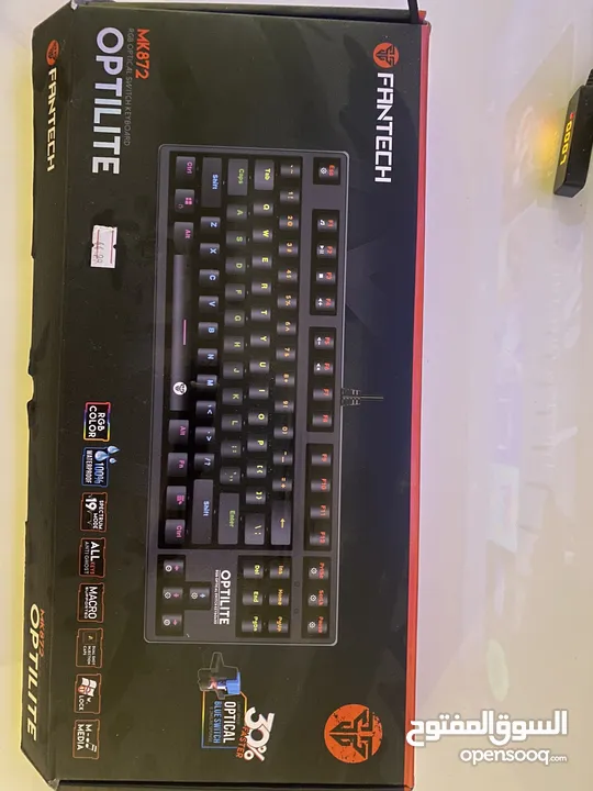 كيبورد فانتك keyboard fantech optilite MK872