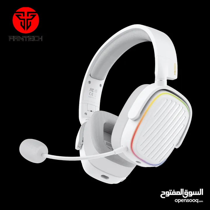 FANTECH HARMONY WHG02 WIRELESS & BLUETOOTH HEADPHONE – TRI MODE CONNECTION – WHITE