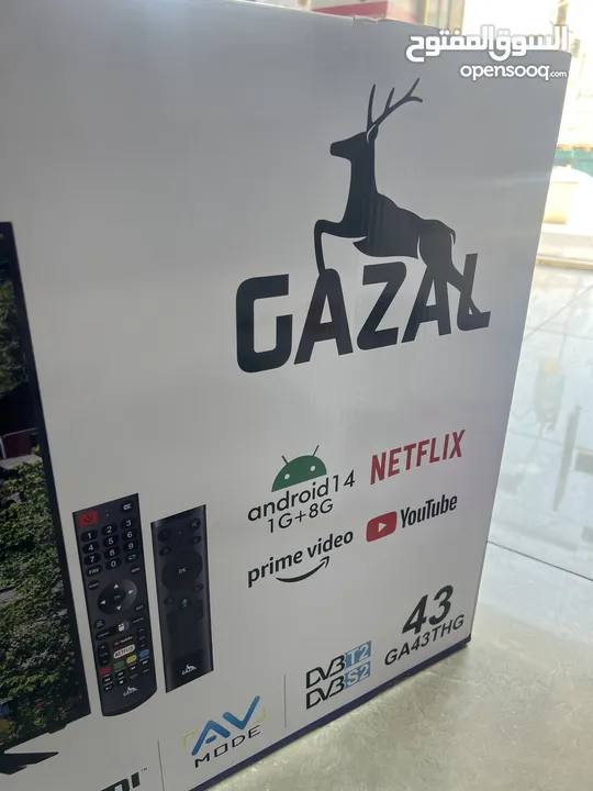 شاشه غزال الاصليه 2025 جوجل تي في سمارت اندرويد 14