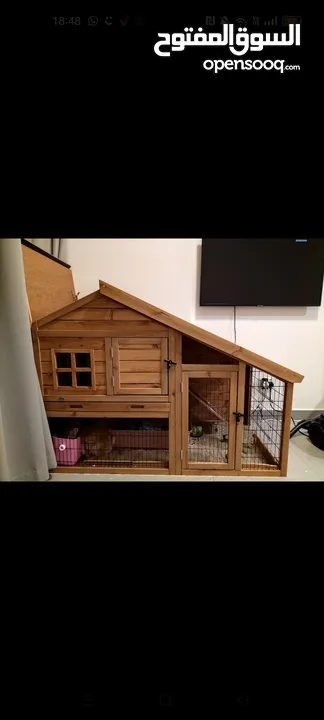 Rabbit/guinea pig cage, 21⁄2 years old