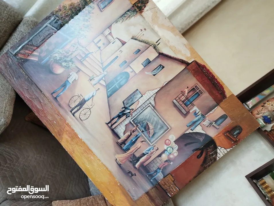 لوحه فنيه زيتيه