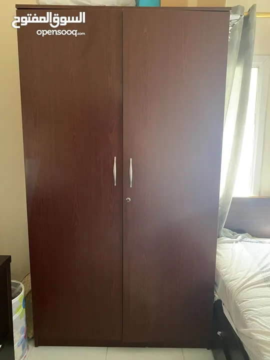 Dining table , sofa, cupboard, bed,Ac