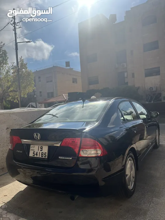 هوندا سيفيك 2010 هايبرد لون اسود  Honda civic hybrid 2010 black