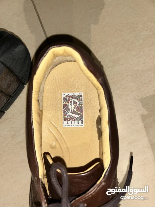Brown leather shoes original brand new only wore one time