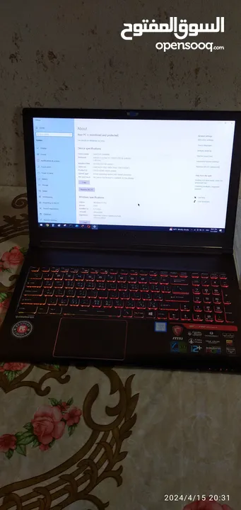 Msi gaming laptop