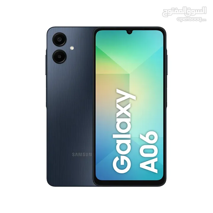 متوفر الان مع هدية اي زيرو 6 بافضل سعر لدى فليك//SAMSUNG A06 (6RAM)(128GB) NEW