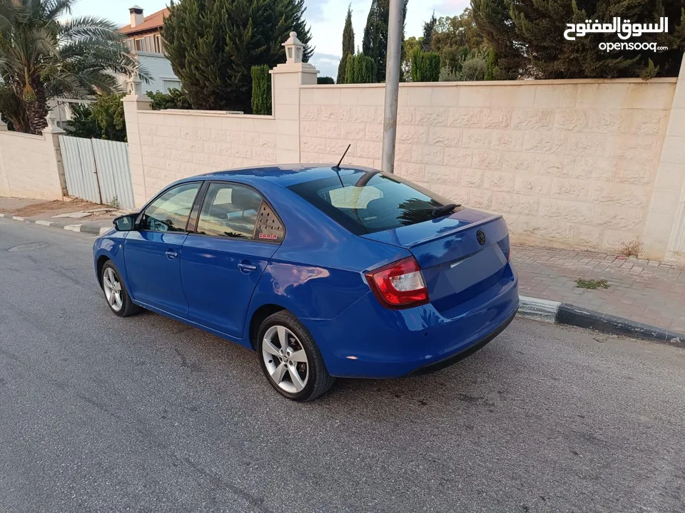 سكودا رابيد اتماتك 1400 تيربو 2019 بنزين بسعر حرق 56000 البدل وارد
