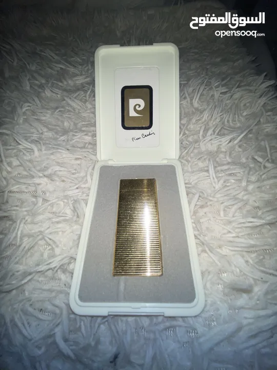 قداحة  pierre cardin اصلية مطلية ذهب