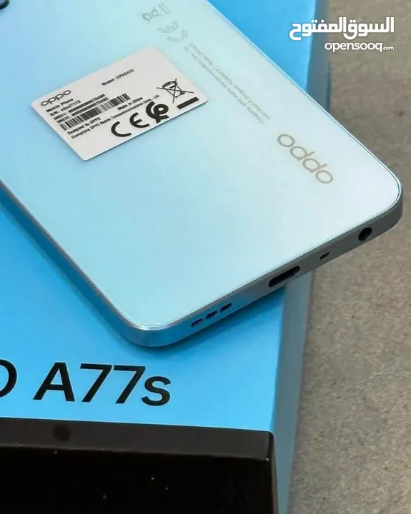 مستعمل ايام oppo A77s رام 16 جيجا 128 أغراضة والكرتونه الأصلية متوفر توصيل