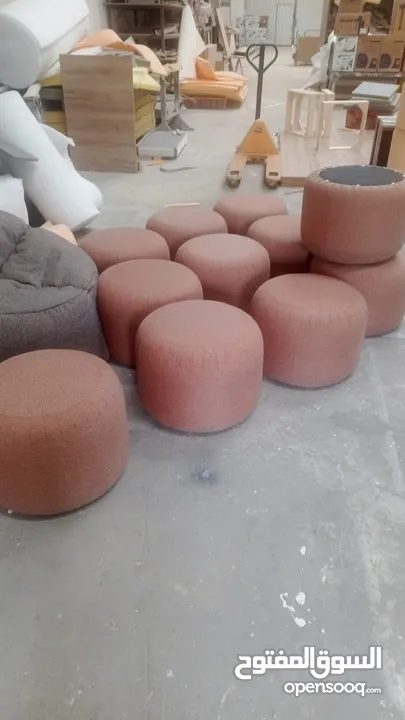 أثاث حدائق وكافيه مقاعد جلوس جديدة للبيع  كنب Bean bag & footrest  جودة ممتازة تصميم عصري