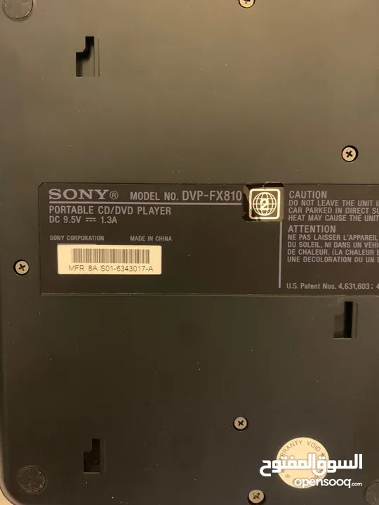 جهاز دي في دي سوني sony portable dvd player متنقل قابل للشحن