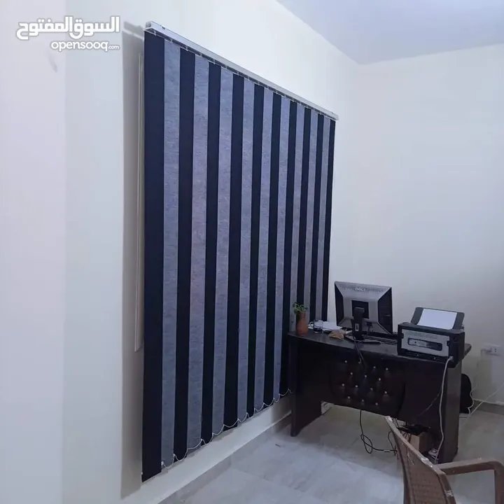 ستائر رول عازل حراري بلاك أوت