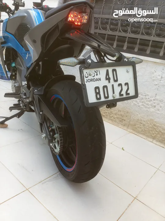 دراجه سي اف موتو  NK650cc بحالة الجديدة استعمال خفيف جدا موديل 2021