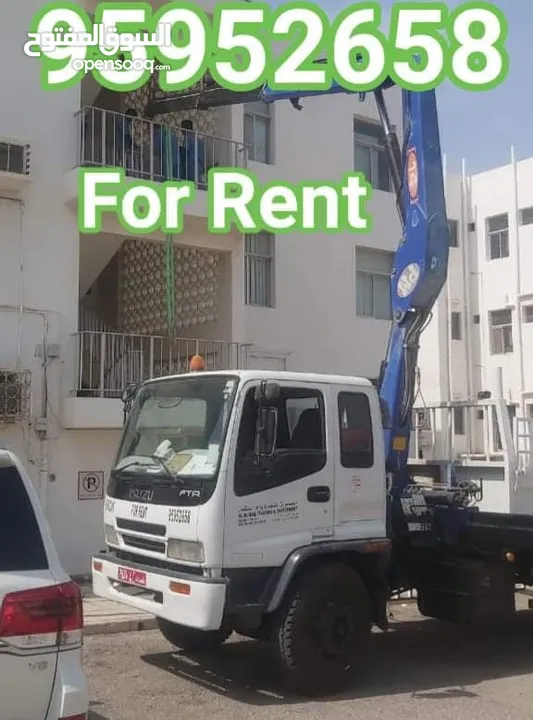 Hiup truck for rent all Muscat 7ton 10ton Best price House shifiing and transport services House shi