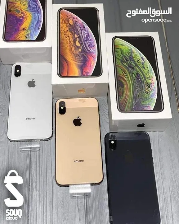 ايفون XSMAX الاصلي جيجا 64 و 256 بطارية مغيره الاصليه هدية كفر ولزقة وشاحن الاصلي متوفر توصيل