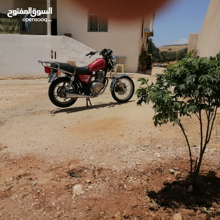 دراجه سزوكي جي ان 250cc الحجم الكبير