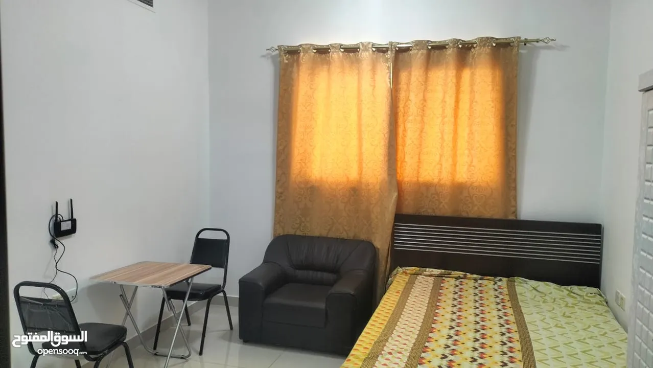 Furnished room immediately available with attached bathroom for family or couple and ladies