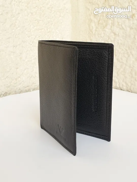 Giorgio Armani wallet genuine leather 100%