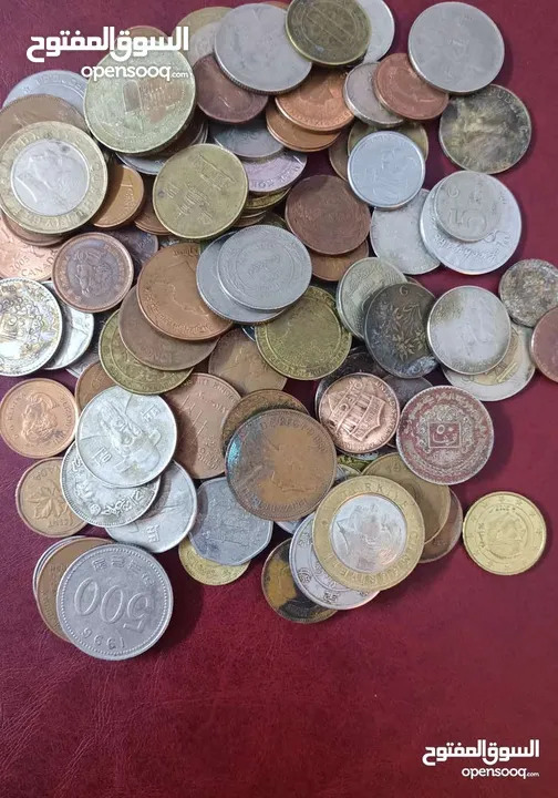عملات معدنيه وو رقيه للبيع  حالات أنسر و مستعمل  عدد 15 ورق  عدد 100 معدن  والله يبارك لصاحب النصيب