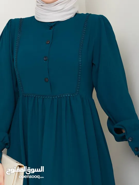 فستان تركي كريب ماركة anila moda