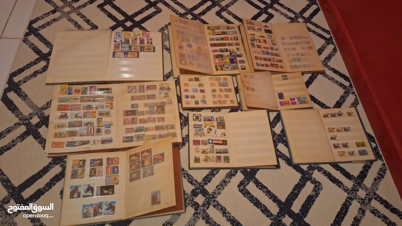 stamps collection.