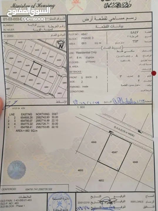 مجموعة أراضي سكنية وسكني تجاري في العامرات الحاجر