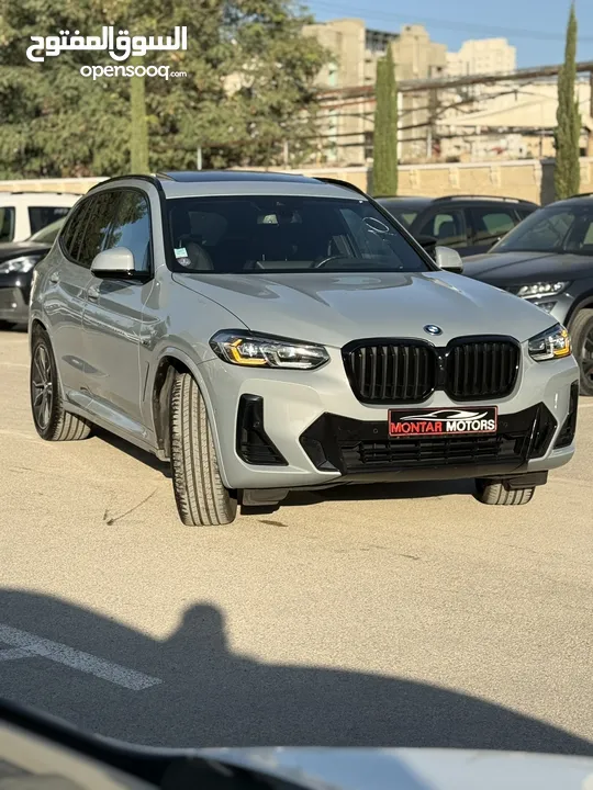 BMW x3 30e ترخيص 2022 ترخيص  محرك 2000 هايبرد plug in/يقطع على الشحنه 30 كيلو متر  293 حصان