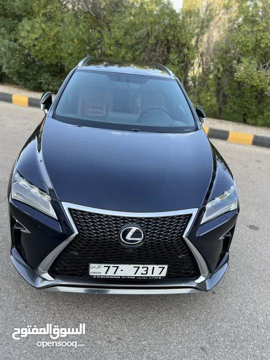 ليكزس rx450 f sport وارد الوكالة 7 جيد ممشى قليل مواصفات خاصة