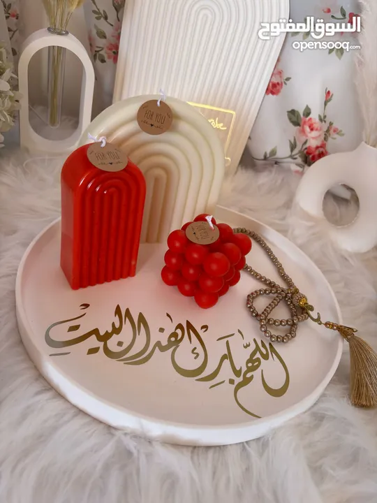 شموع معطرة وهدايا حسب الطلب