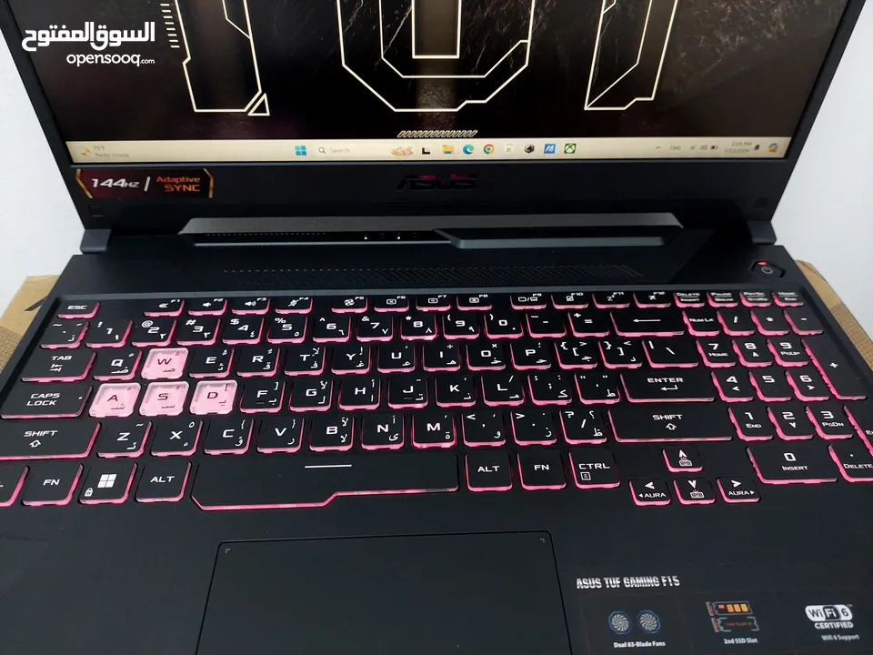 عرض قوي/ ضمان سنه Asus Tuf f15 laptop gaming لابتوب جيمنج