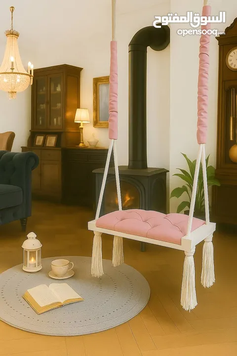 مراجيح للداخل والخارج مصنعة من خشب السويد