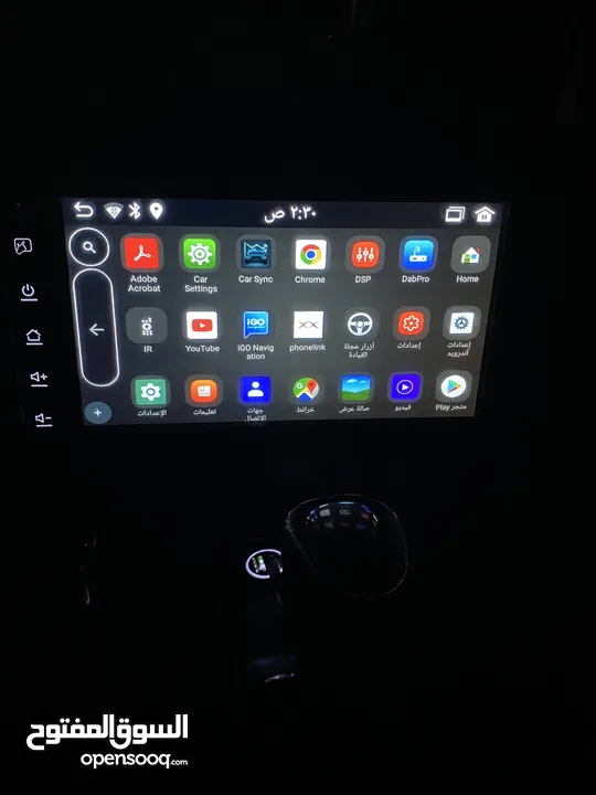 مسجل للبيع مستعمل شاشة اندرويد الاصدار 13 تقدر تحمل عليه اي تطبيقات تبيها ب على جميع السيارات