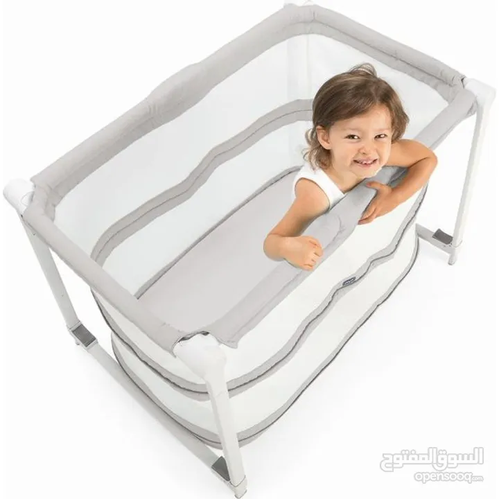 Chicco Zip & Go Travel Crib Glacial Age- Newborn to 2 Years