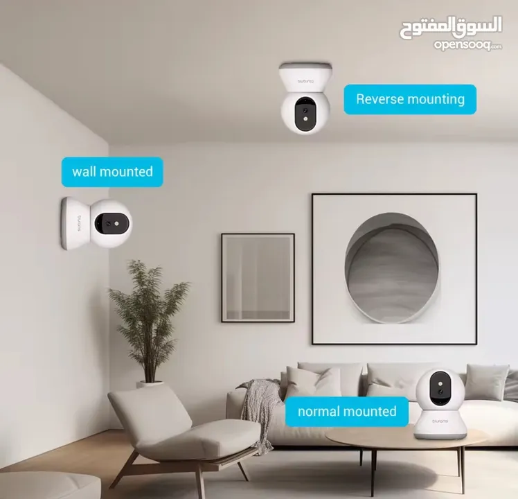كامير مراقبة واي فاي 5 ميجا بكسل بدون اسلاك ولا اجهزه