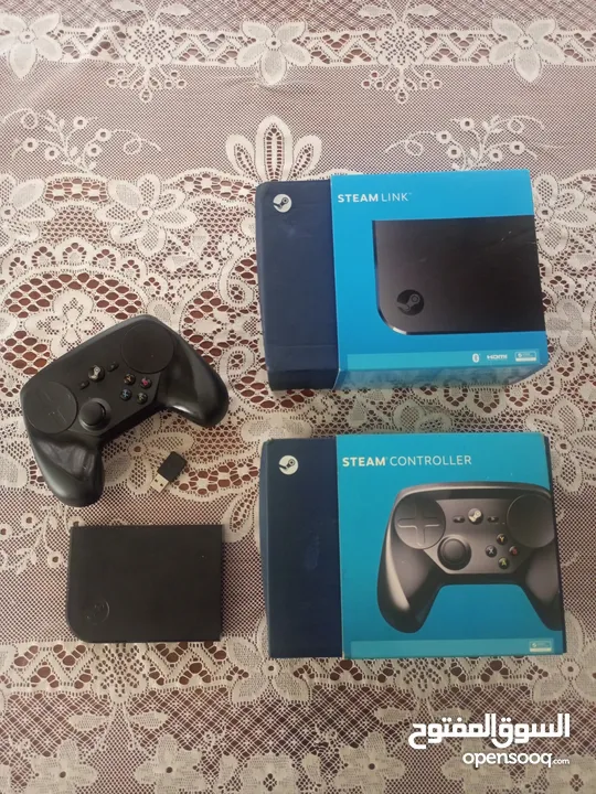 جهاز تحكم العاب ستيم و جهاز شبك حساب ستيم steam link and steam controller